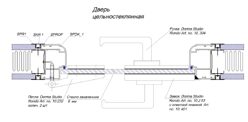 Схема расположения технологических узлов